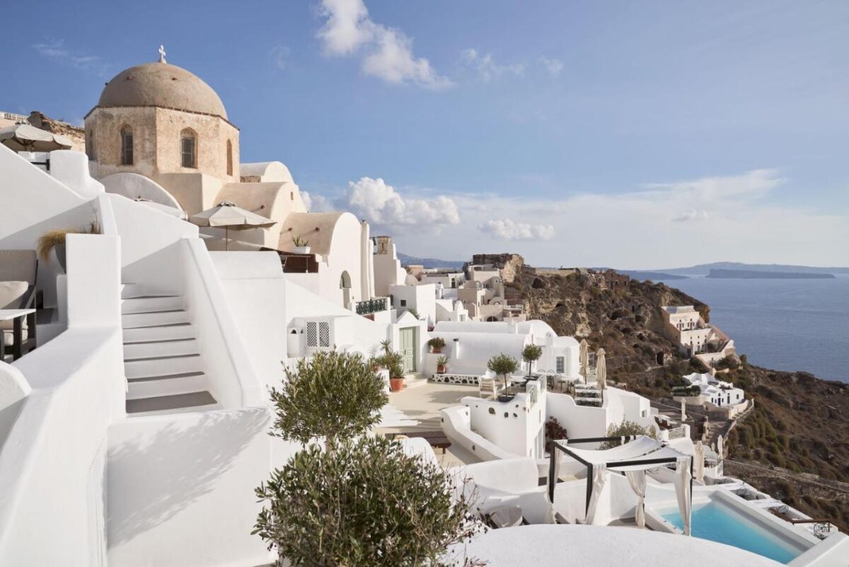 Views from the balcony at Charisma Suites